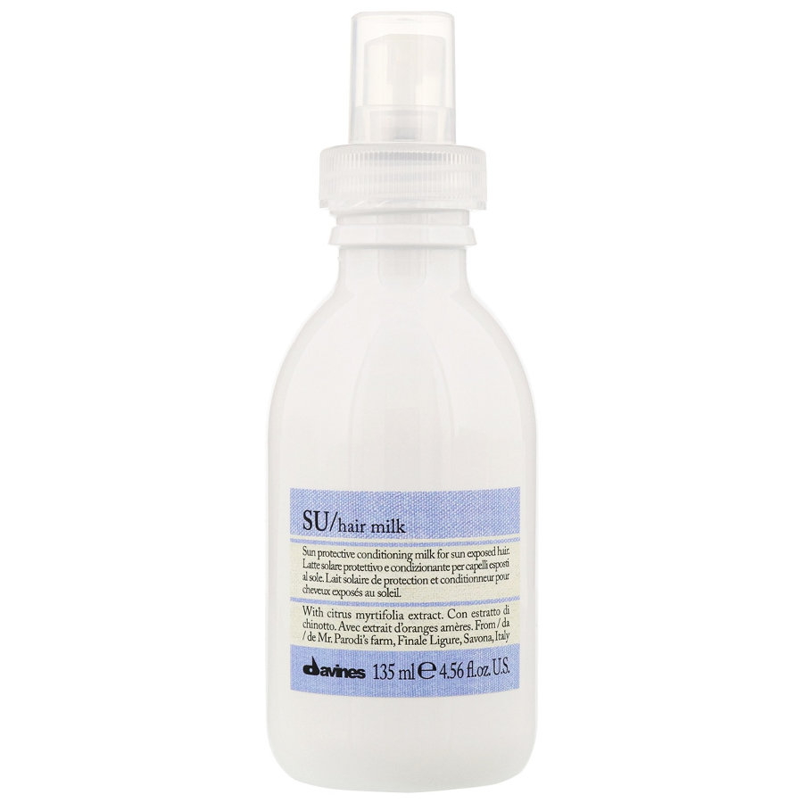 Davines SU hair milk - zmiękczające i ochronne mleczko z filtrami UVB, bez spłukiwania 135 ml
