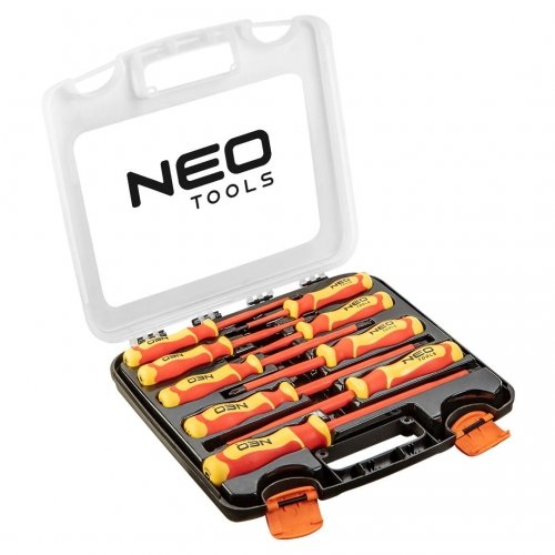 NEO-TOOLS Zestaw wkrętaków 1000V, 9 szt. TOP-04-143