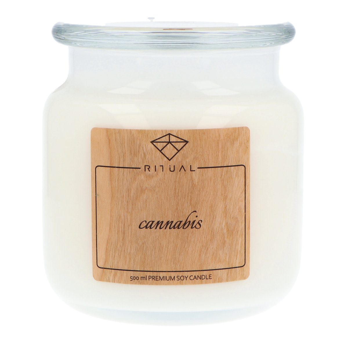 Zapachowa świeca sojowa 500 ml o zapachu Cannabis