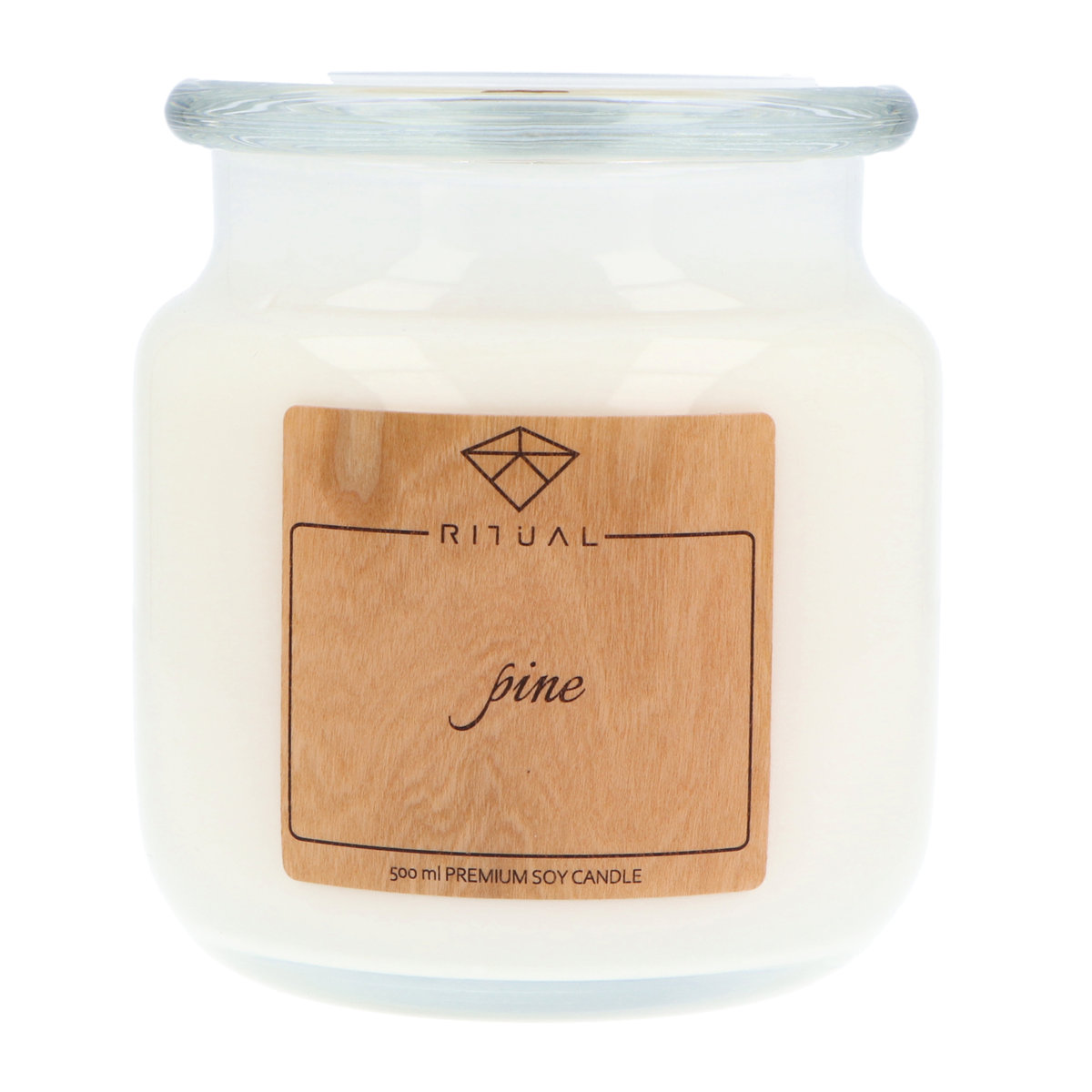 Zapachowa świeca sojowa 500 ml o zapachu Pine / Sosna
