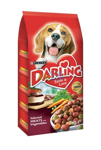 Purina Darling sucha karma dla psa z wołowiną i dodatkiem wyselekcjonowanych warzyw 3kg