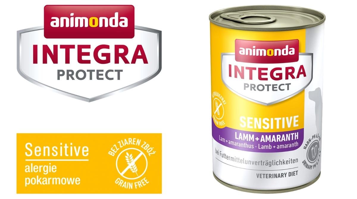 Animonda Animonda Integra Protect Sensitive Canine Jagnięcina z amarantusem 400g