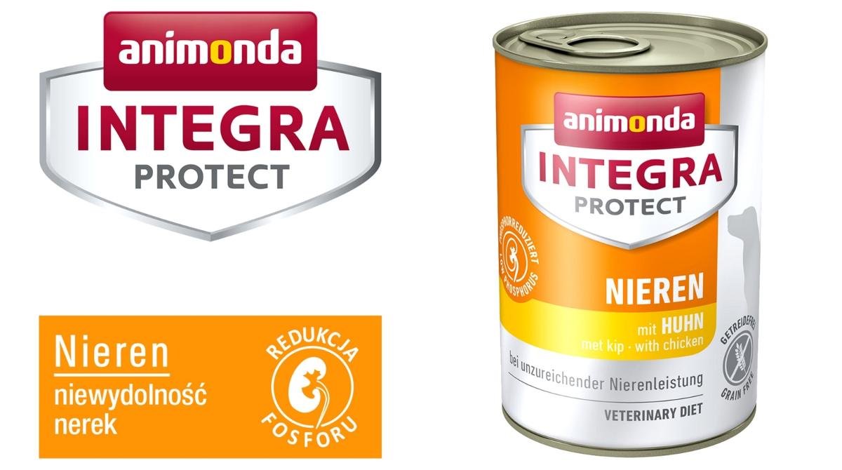 Animonda Integra Protect Nieren dla psa kurczak puszka 400g 14439