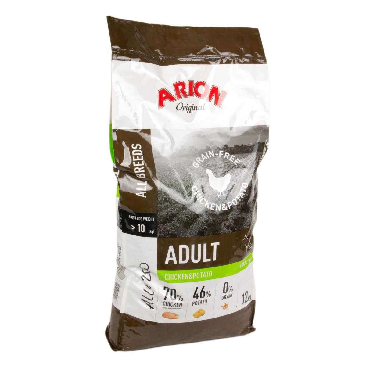 Arion Original Grain Free Adult Chicken&Potato 12 kg