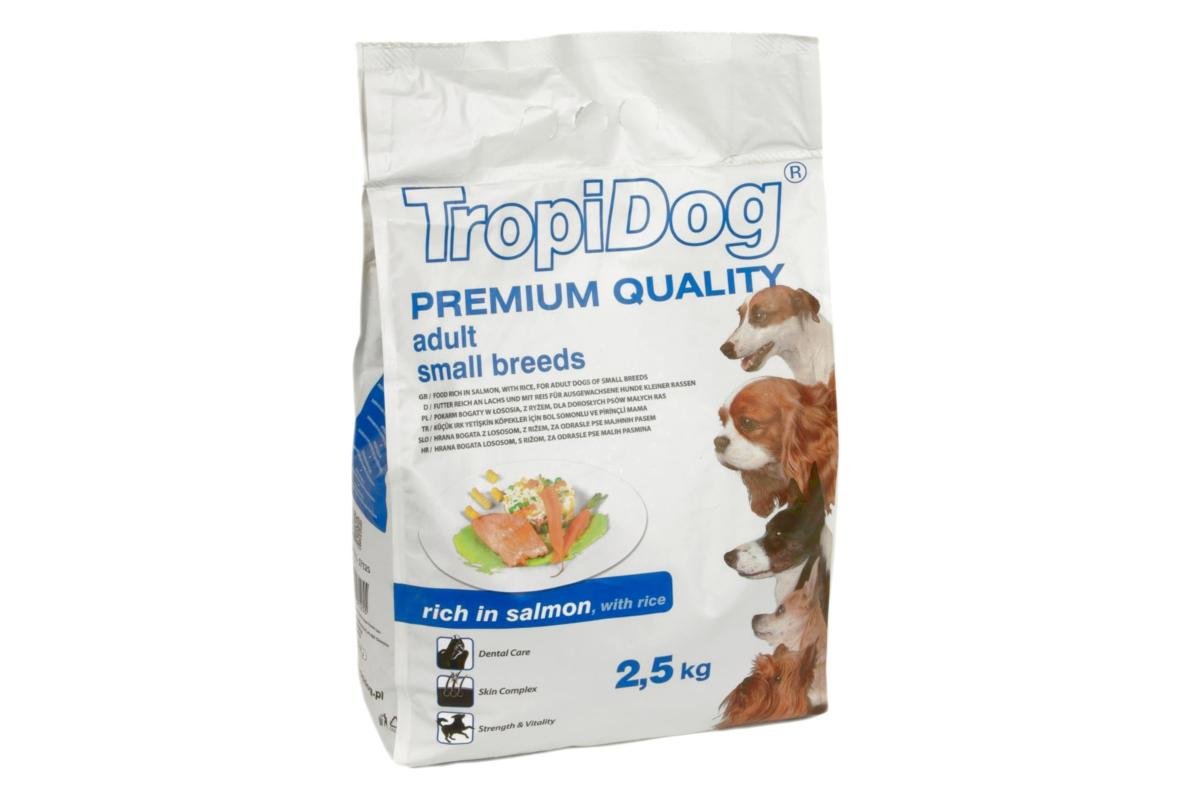 Tropidog Premium Adult Small Salmon & Rice 2,5 kg