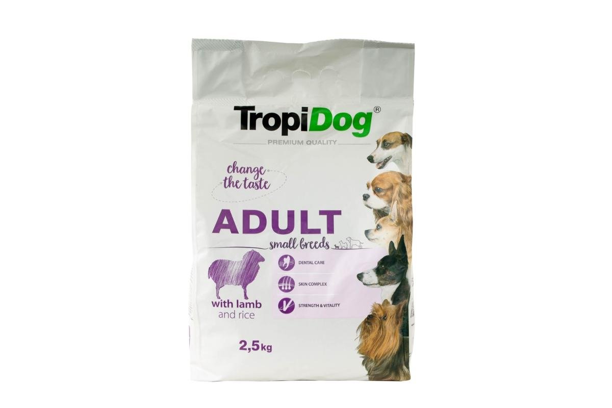 Tropical Premium Adult Small Breeds With Lamb&Rice 2,5 kg