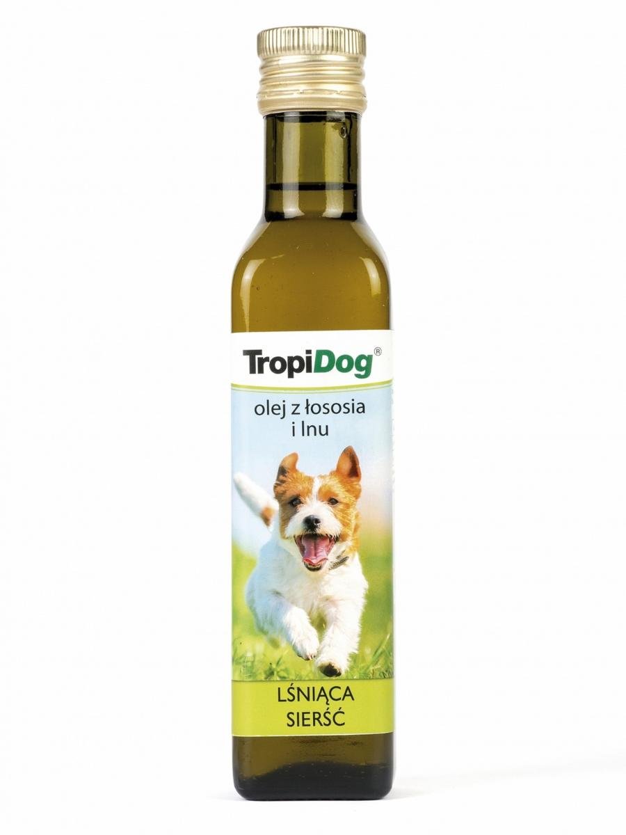TROPIDOG OLEJ Z ŁOSOSIA I LNU 250 ml