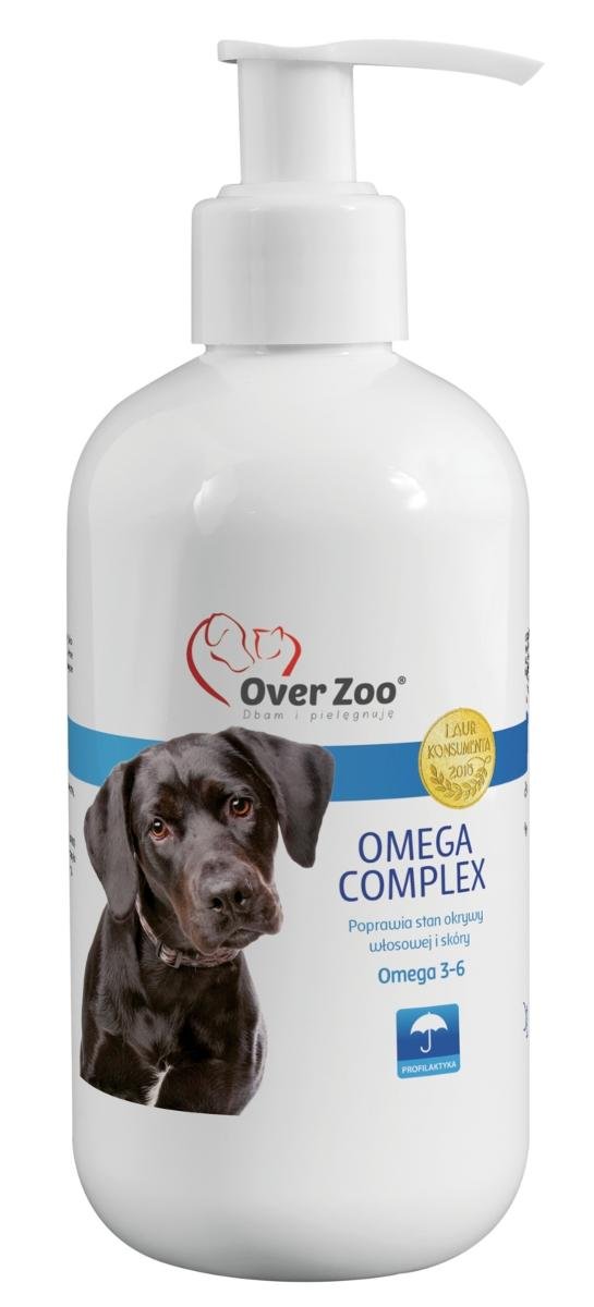 Фото - Ліки й вітаміни Omega Over Zoo  Complex - poprawia stan okrywy włosowej i skóry 250ml 