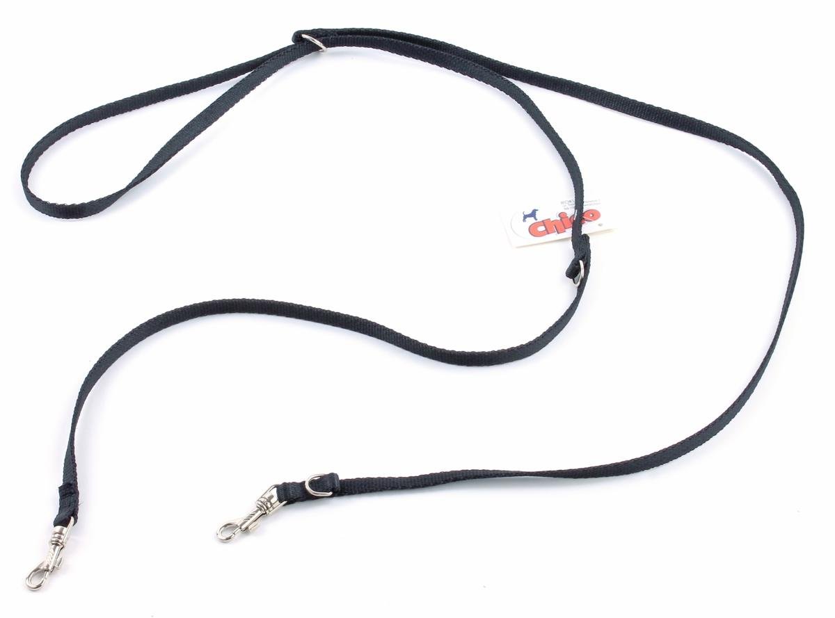 Chico Chico smycz taśma składana 25mm/120cm czarna