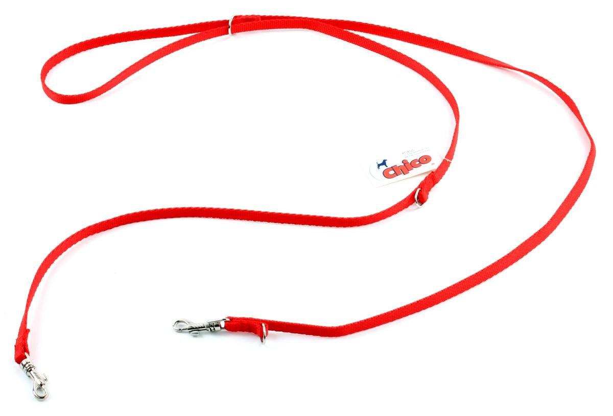 Chico Chico Smycz Taśma składana 20mm/120cm czerwona
