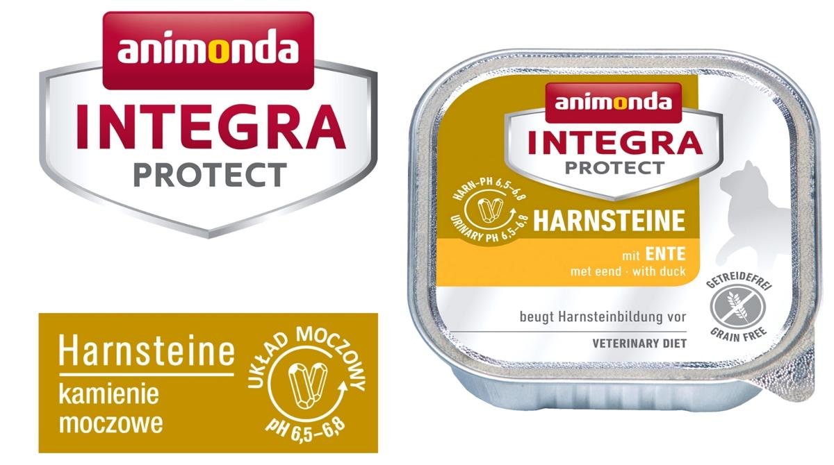 Animonda Integra Protect Harnsteine dla kota smak kaczka tacka 100g