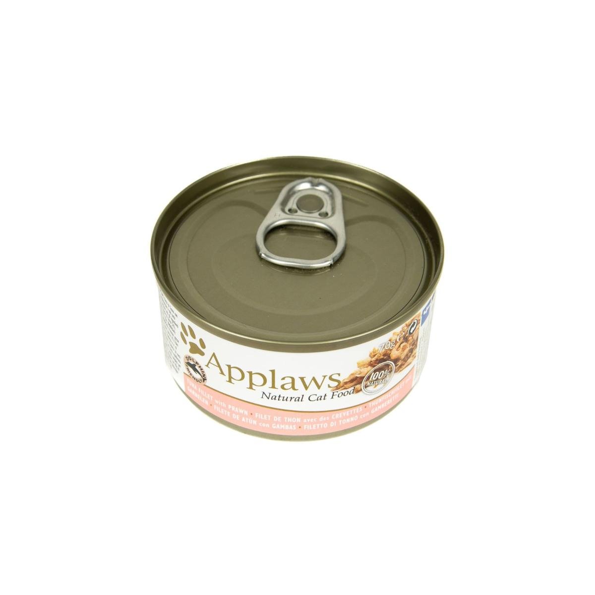Applaws Puszka Filet z tuńczyka z krewetkami 70g