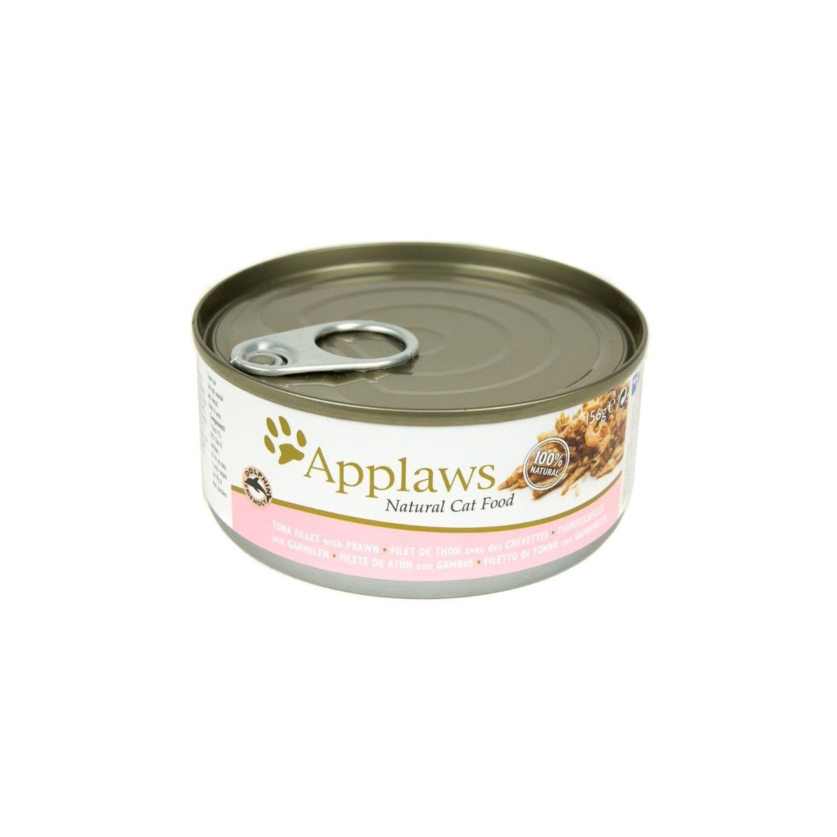 Applaws 11 + 1 gratis! karma dla kota 12 x 156 g Filet z tuńczyka z krewetkami