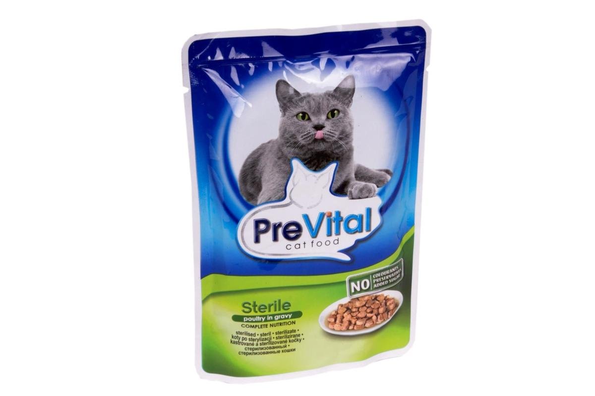 Partner In Pet PreVital z drobiem pełnoporcjowa karma dla dorosłych kotów 100g