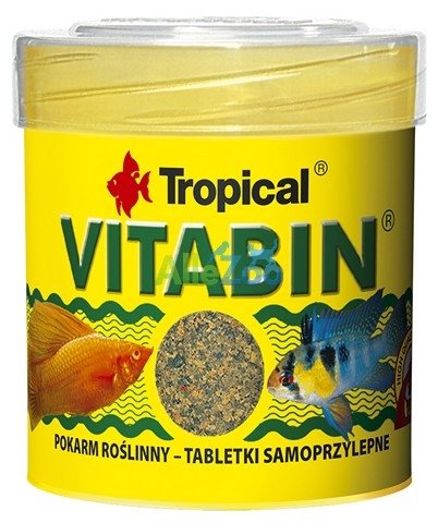 Tropical vitabin roślinny pokarm dla ryb 80 tabl.