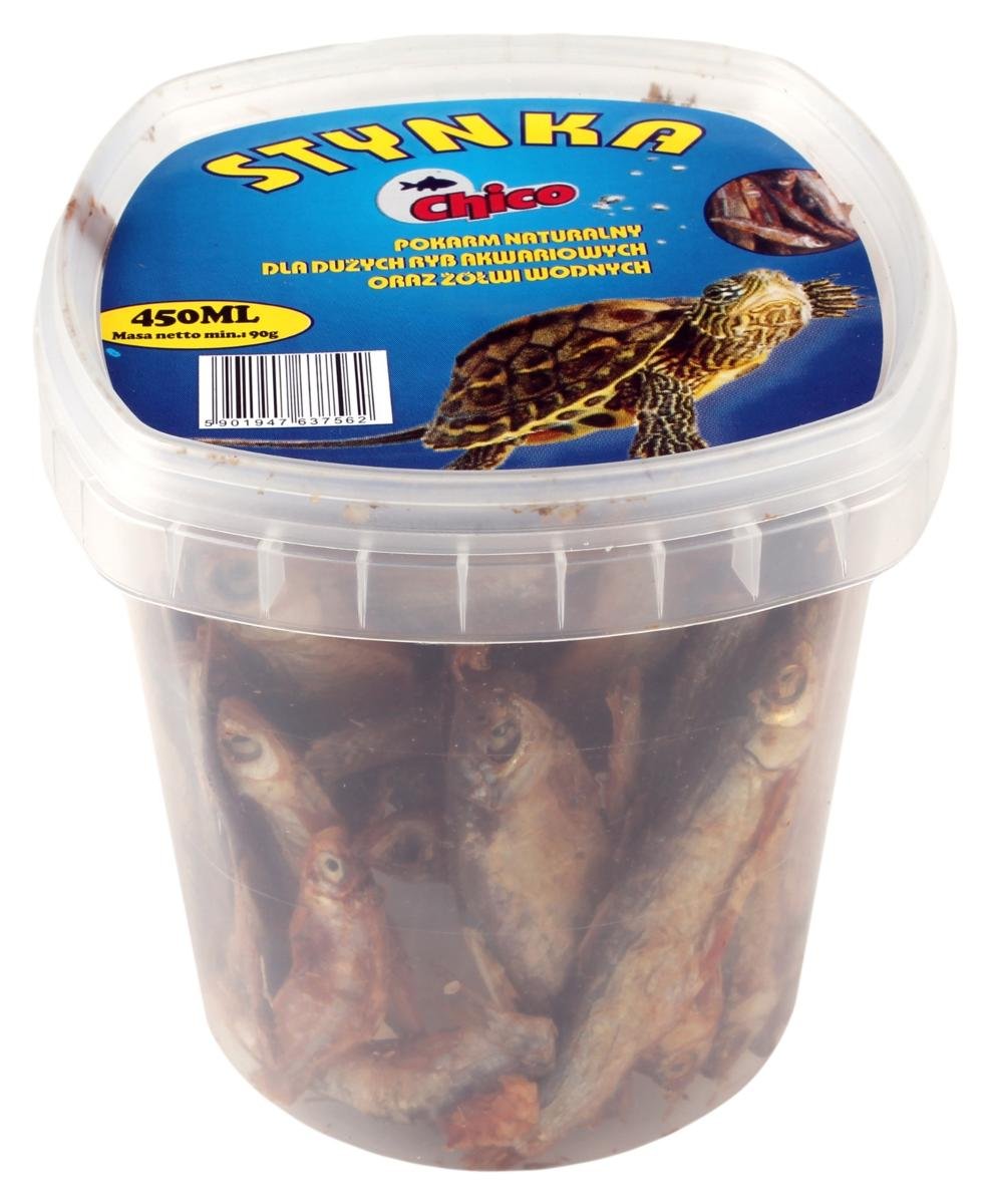 Chico STYNKA suszona dla żółwi i dużych ryb 450ml