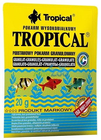 Tropical Granulat pokarm dla rybek 20g