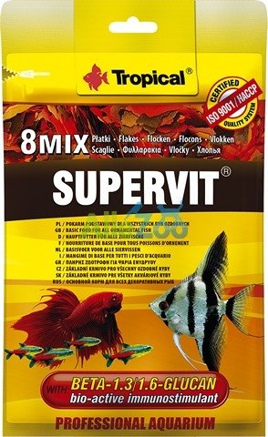 Tropical Supervit Basic z wit C pokarm podstawowy dla rybek 12g