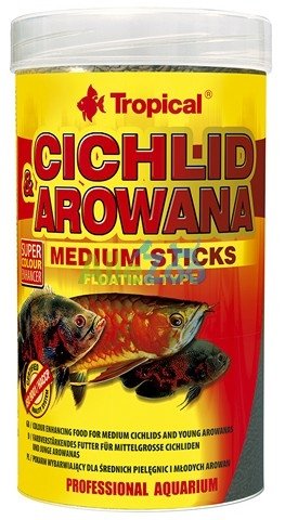 Tropical Cichlid & Arowana Medium Sticks 250ml 63524