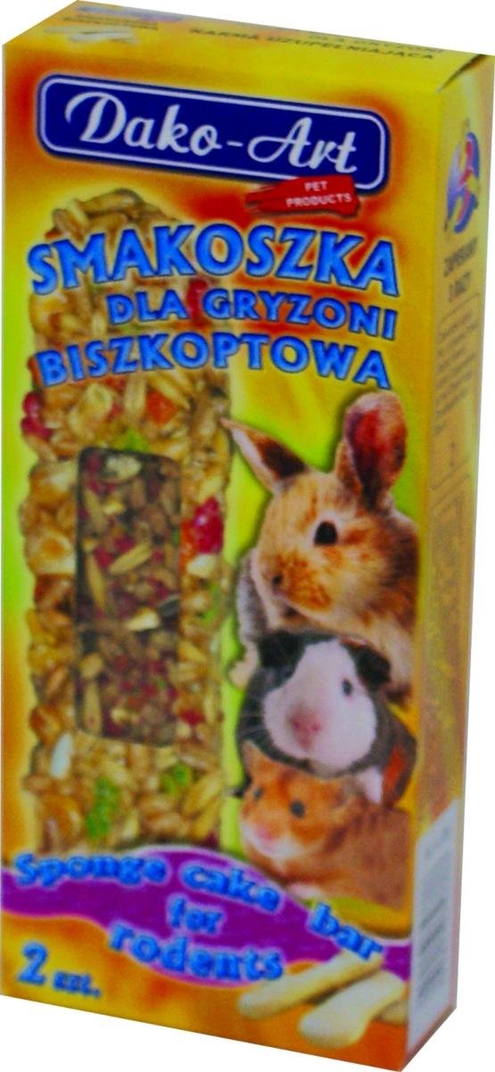 Dako-Art Smakoszka kolby biszkoptowe dla gryzoni 2szt