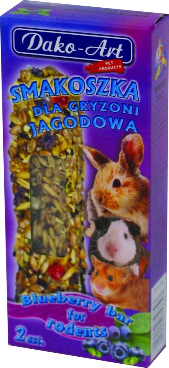 Dako-Art Smakoszka kolby jagodowe dla gryzoni 2szt