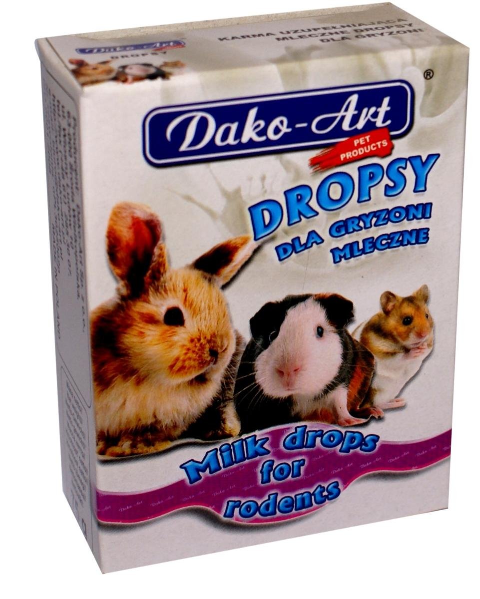 Dako-Art Dropsy mleczne dla gryzoni 75g