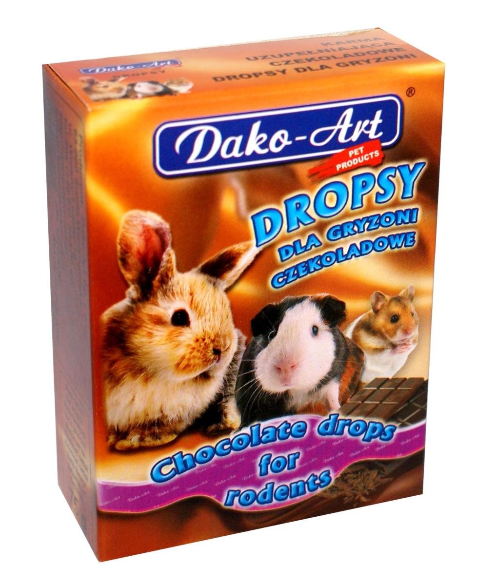 Dako-Art Dropsy czekoladowe dla gryzoni 75g