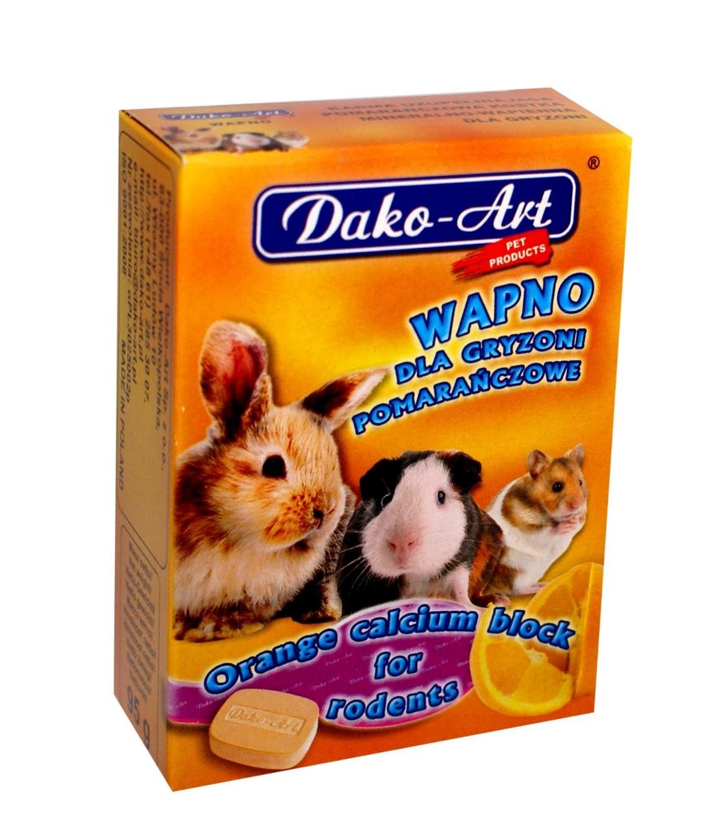 Dako-Art Wapno pomarańczowe dla gryzoni 1szt
