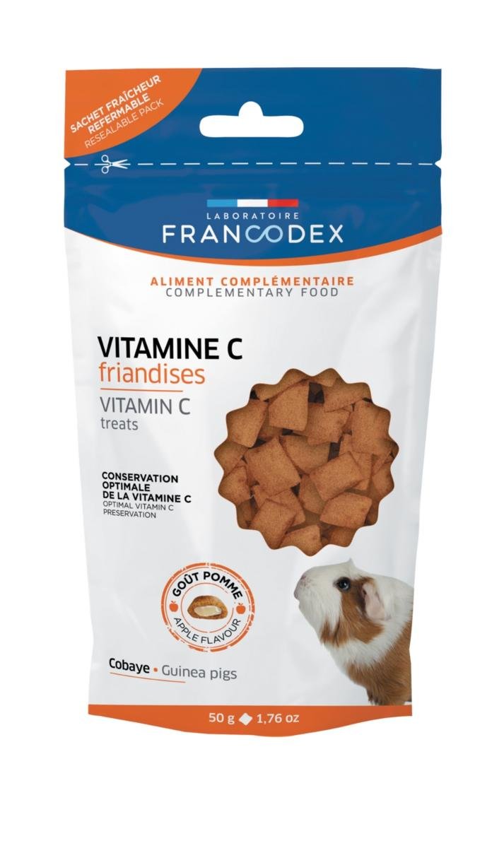Francodex Przysmaki z witaminą C dla świnek morski 50g