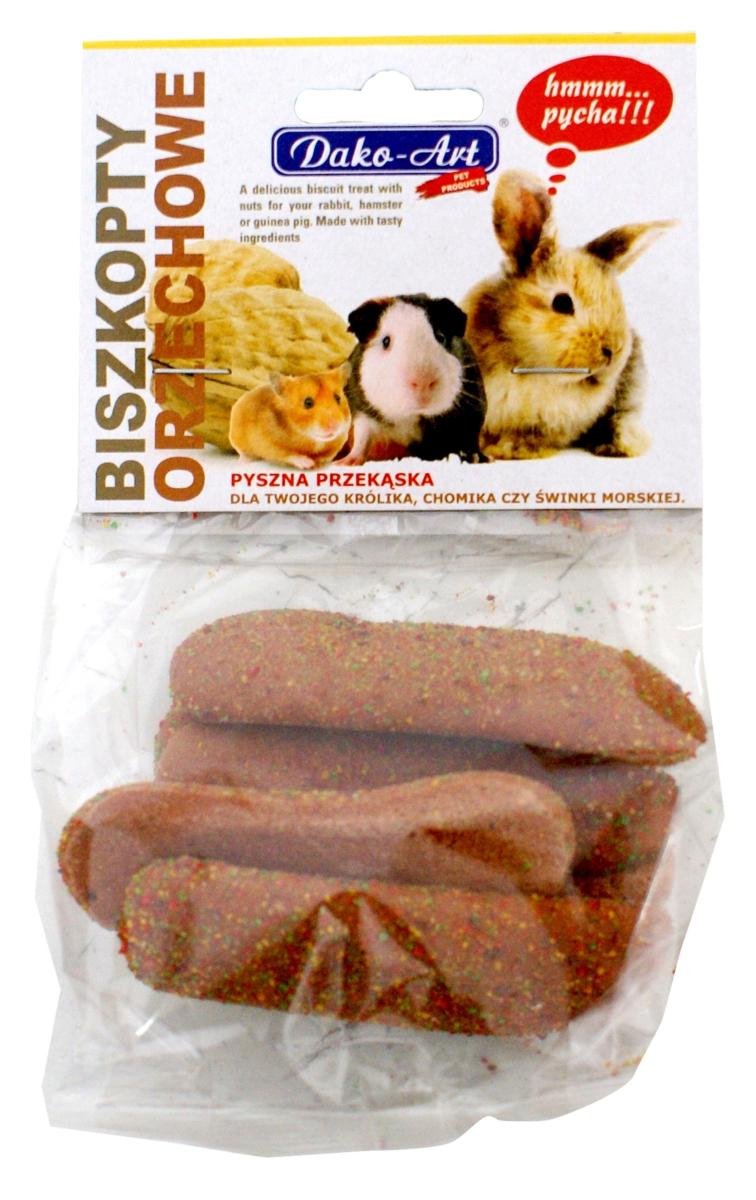 DAKO-ART BISZKOPTY dla gryzoni ORZECHOWE Zawieszka 50g