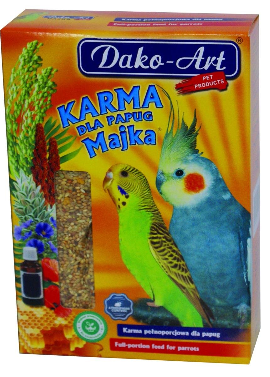 Dako-Art Majka Pełnowartościowy pokarm z tranem dla małych papug 500g