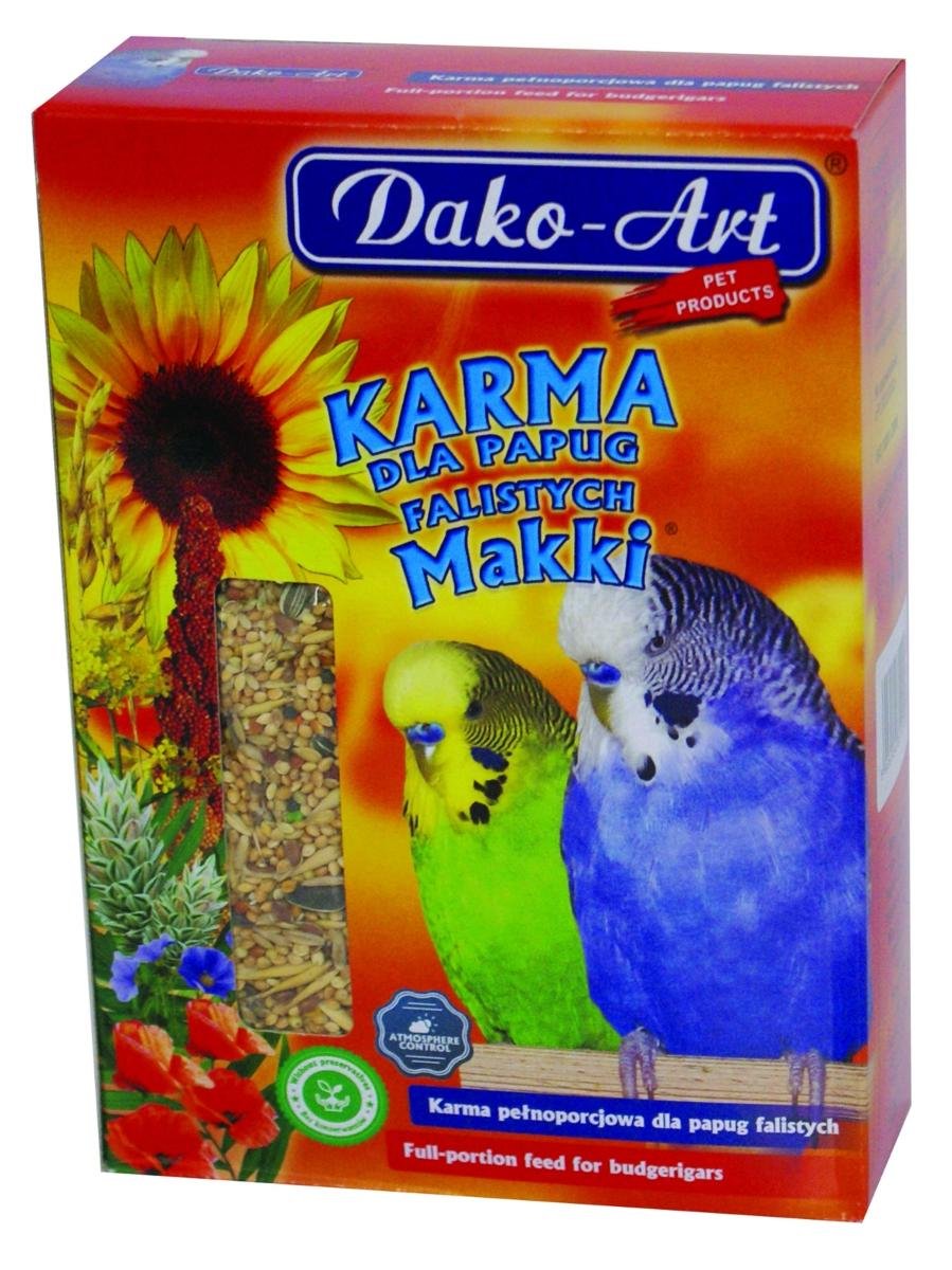 Dako-Art Makki Pełnowartościowy pokarm dla papużek falistych 500g