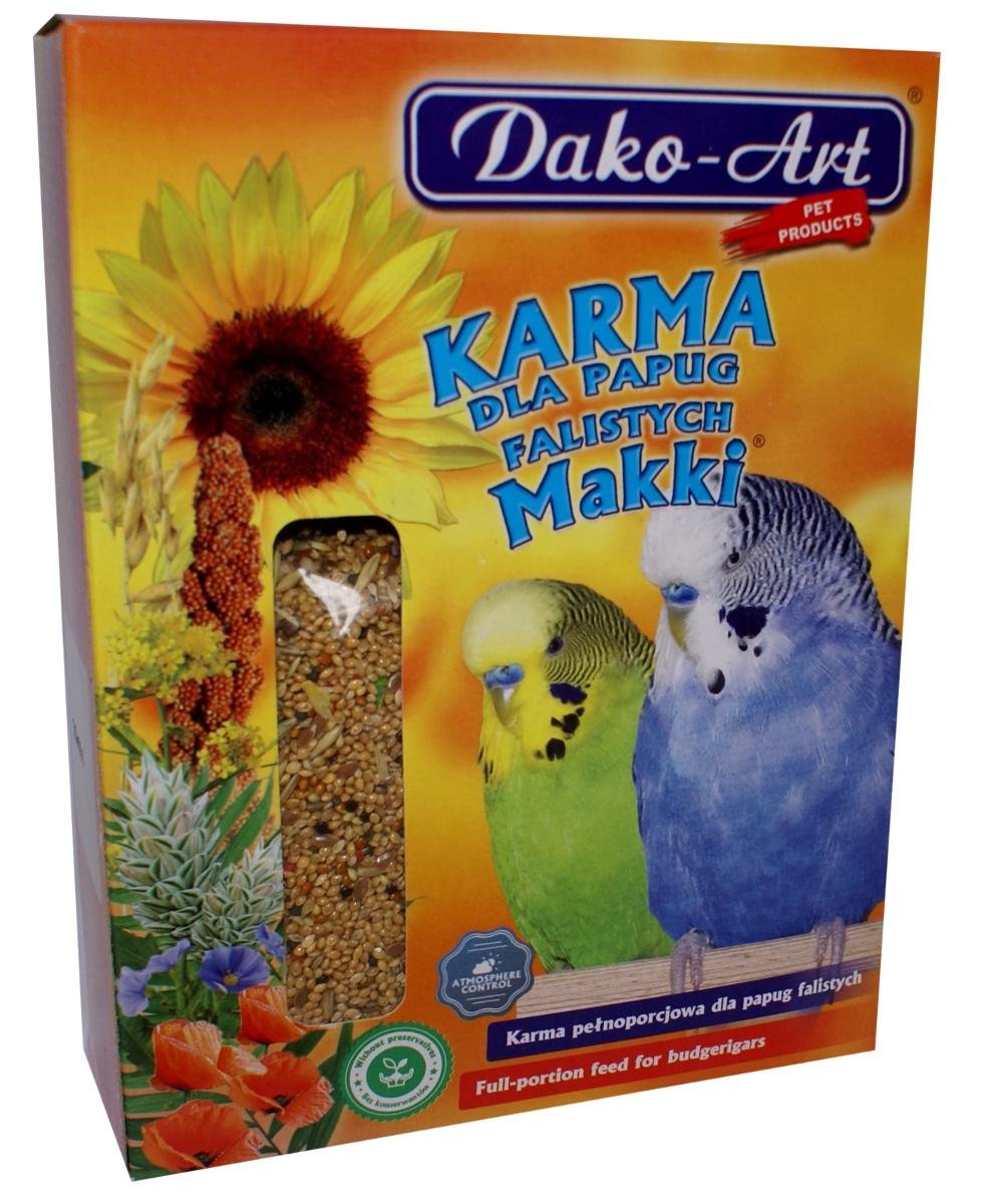 Dako-Art Makki Pełnowartościowy pokarm dla papużek falistych 1kg