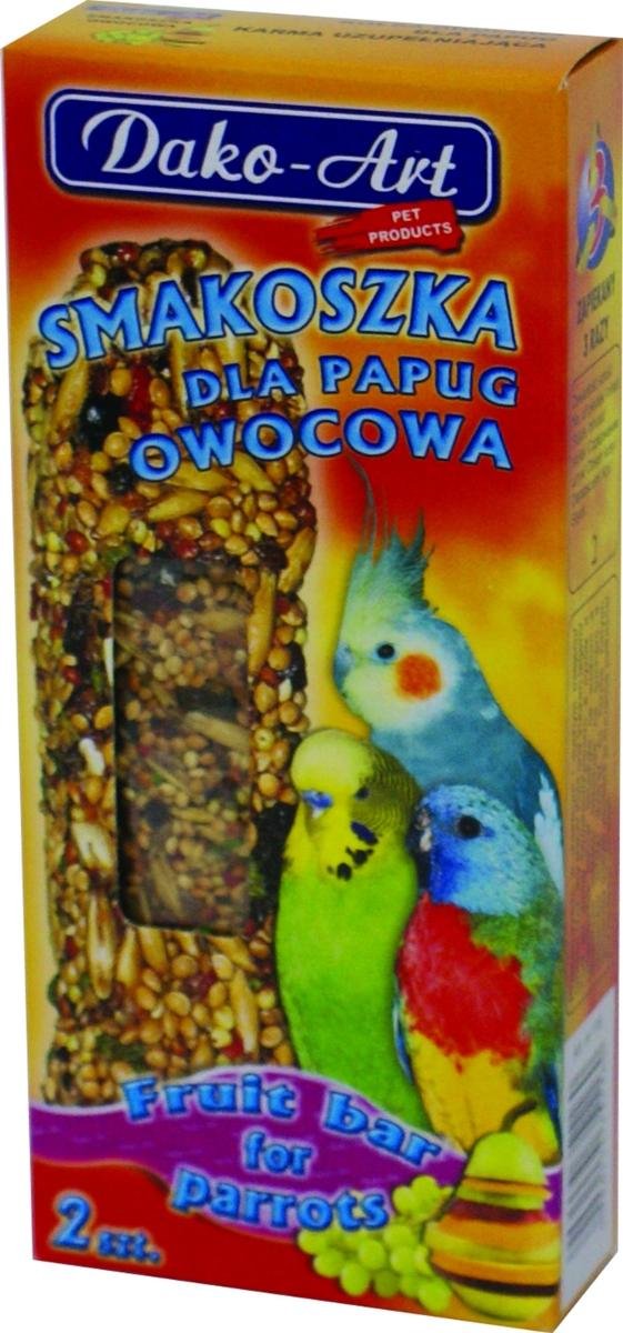 Dako-Art Smakoszka kolby owocowe dla papug falistych 2szt