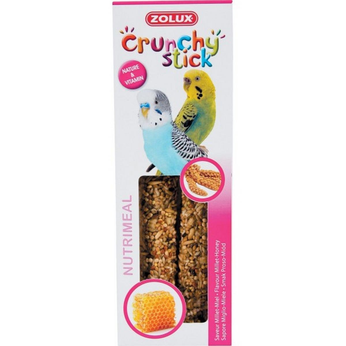 Zolux Crunchy Stick papuga mała proso/miód 85 g Dostawa GRATIS od 99 zł + super okazje