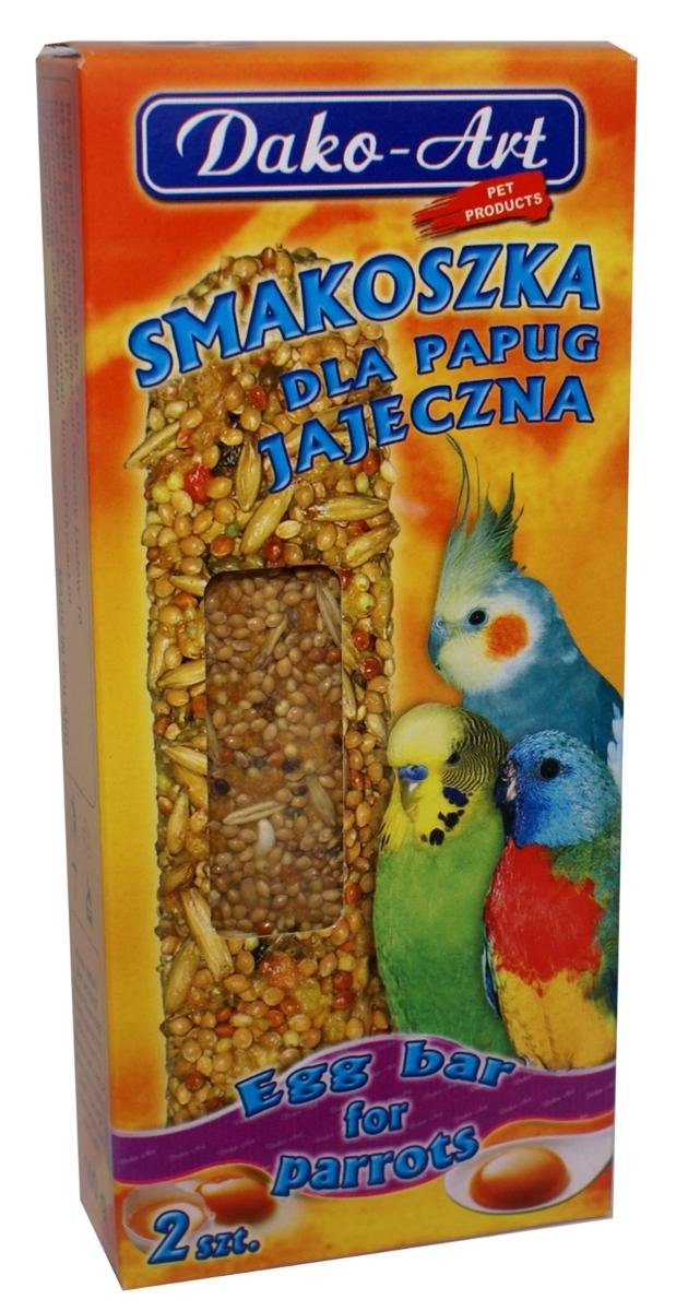 Dako-Art Smakoszka kolby jajeczne dla papug falistych 2szt