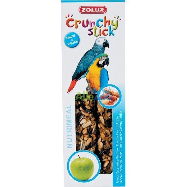 Zolux Kolba Crunchy Stick Papuga Orzech Ziemny / Jabłko 115G