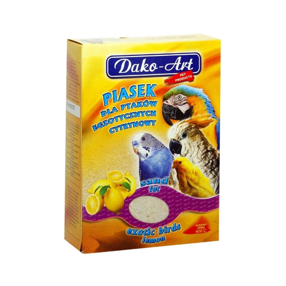 Dako-Art Piasek cytrynowy dla ptaków 1,5kg