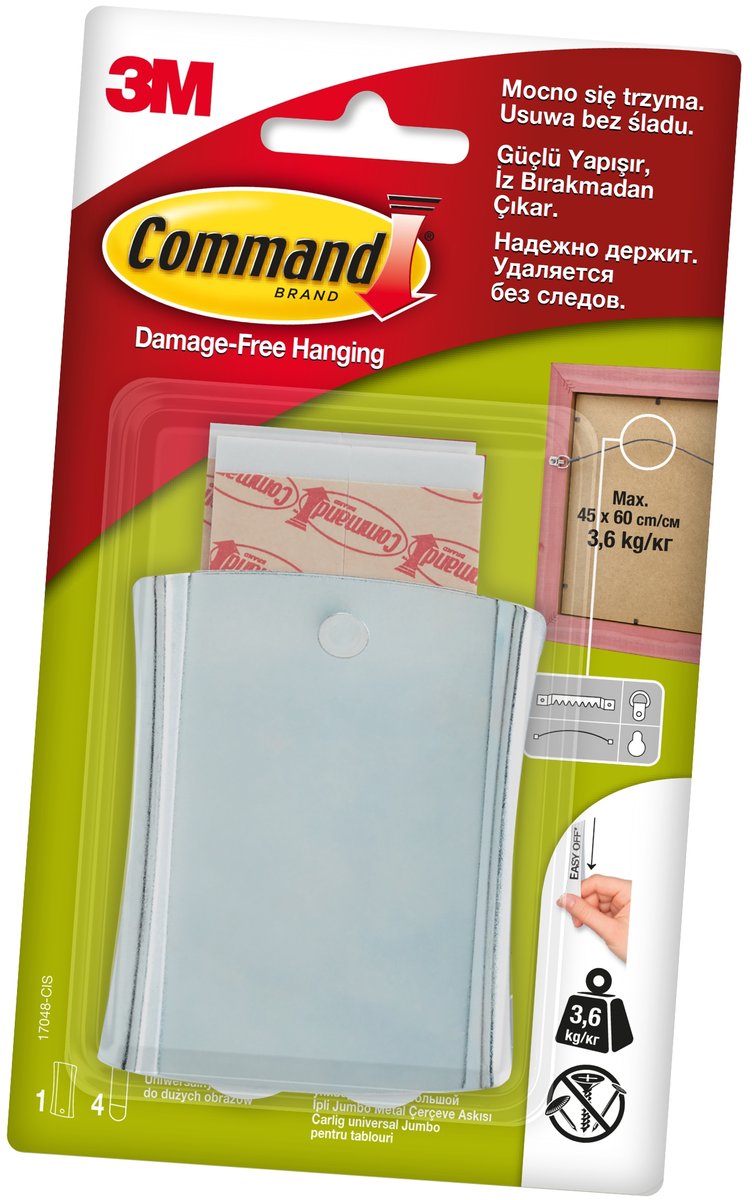 Command Gwóźdź samoprzylepny Command uniwersalny udźwig do 3,6 kg 1 szt.