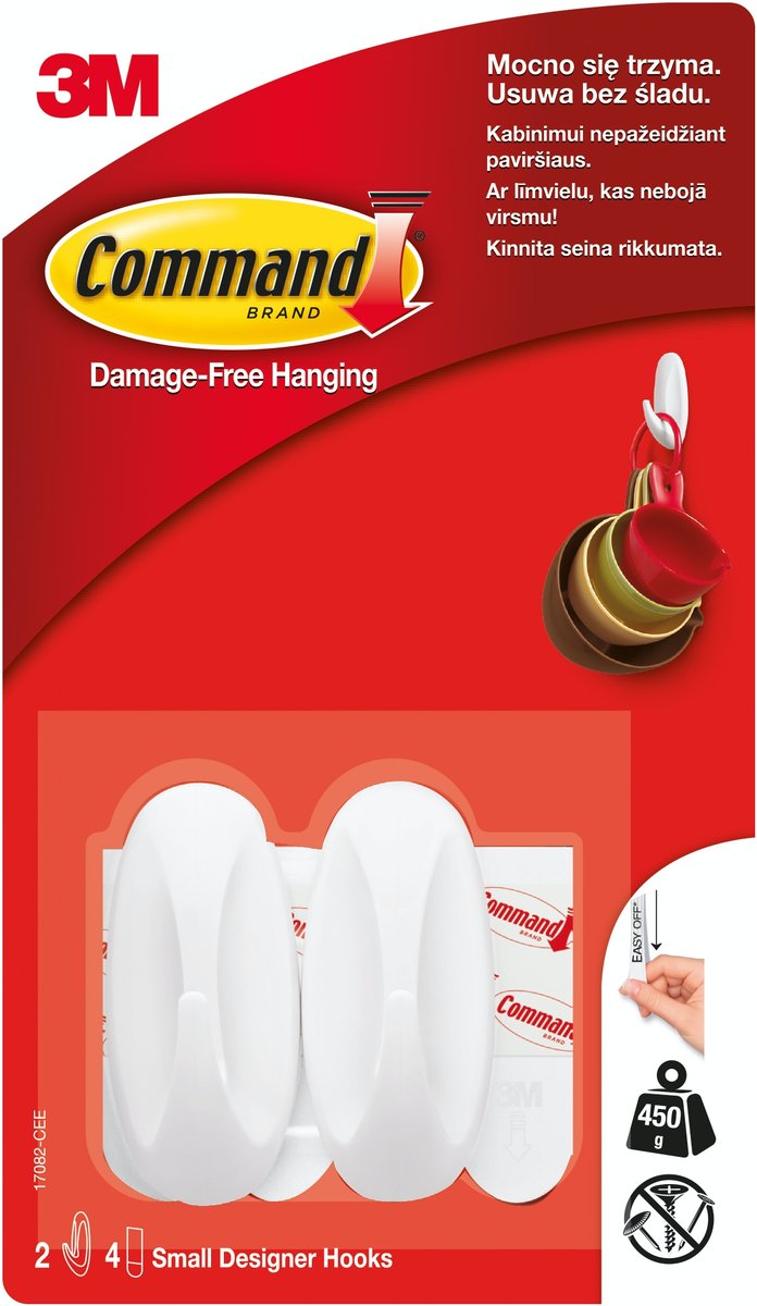 COMMAND Haki wielokrotnego użytku małe DESIGNER COMMAND