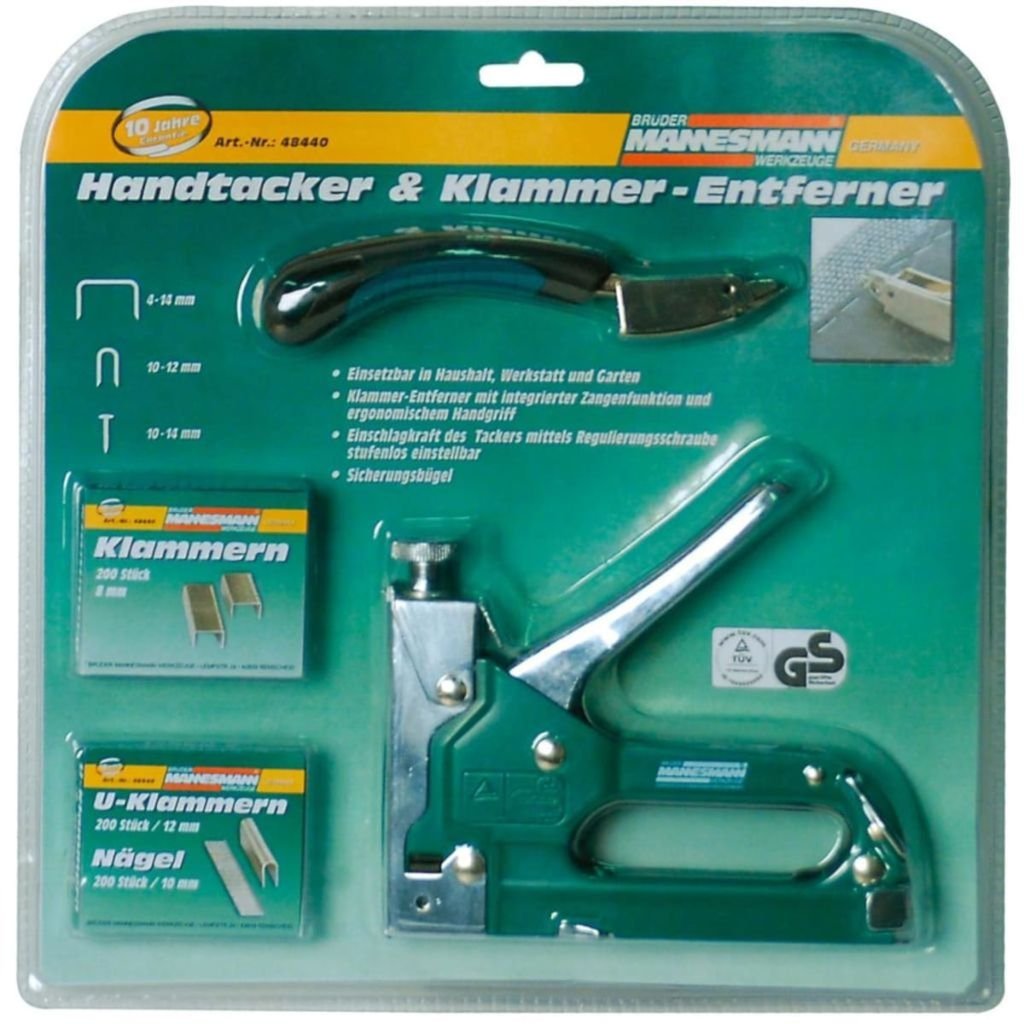 Brüder Mannesmann Mannesmann zszywacza Clip + + do krawata pobratymcami ponadto w zestawie, m48440 M48440
