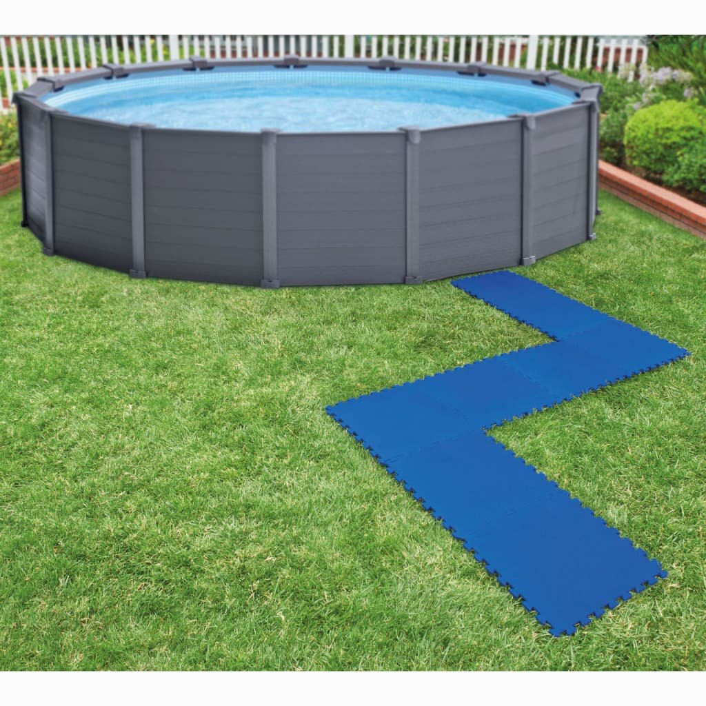 Intex Maty ochronne pod basen, 8 szt., 50x50 cm, niebieskie vidaXL