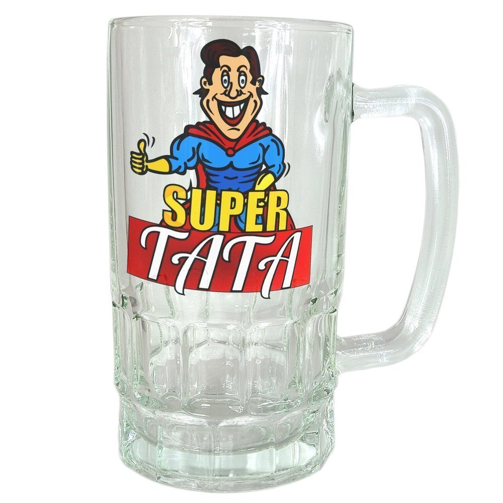 Kufel szklany - Super Tata