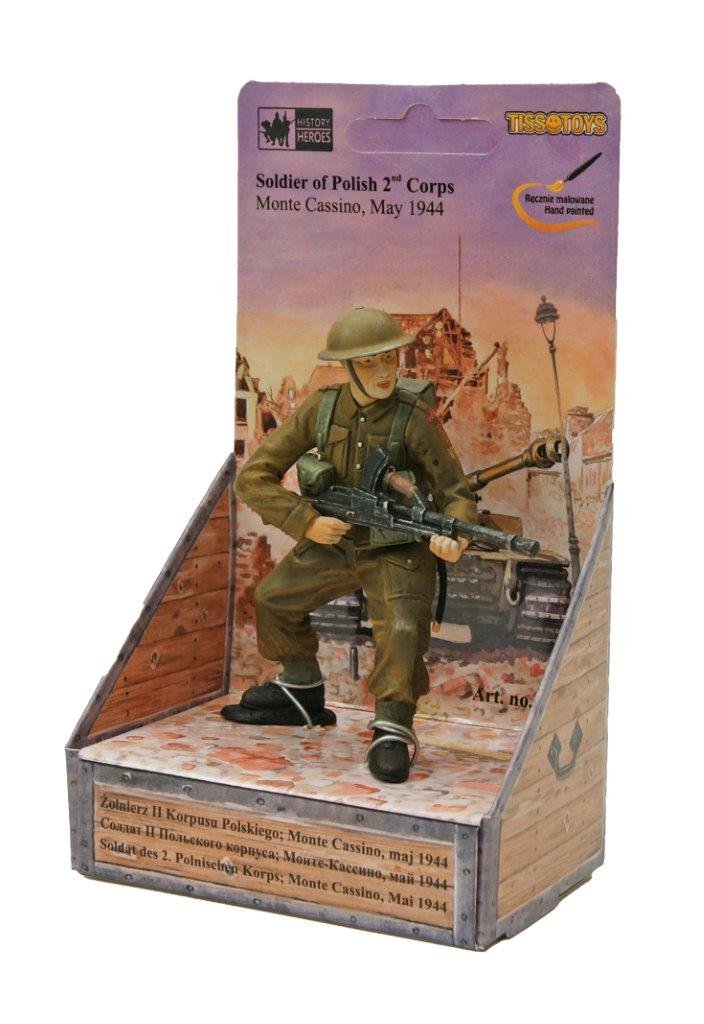 Figurka - Żołnierz II Korpusu Polskiego - Tisso Toys
