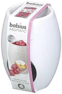 Bolsius Aromatic wax burner kominek do wosków ellips biały