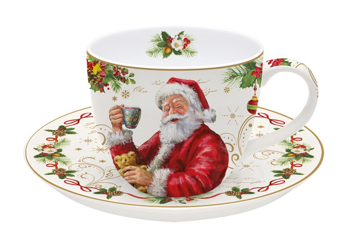 Filiżanka porcelanowa, 200 ml + spodek