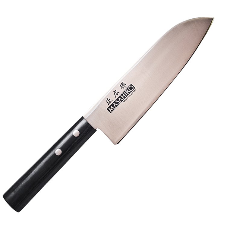 Masahiro Nóż Sankei Santoku 165mm czarny [35841] uniwersalny 1987