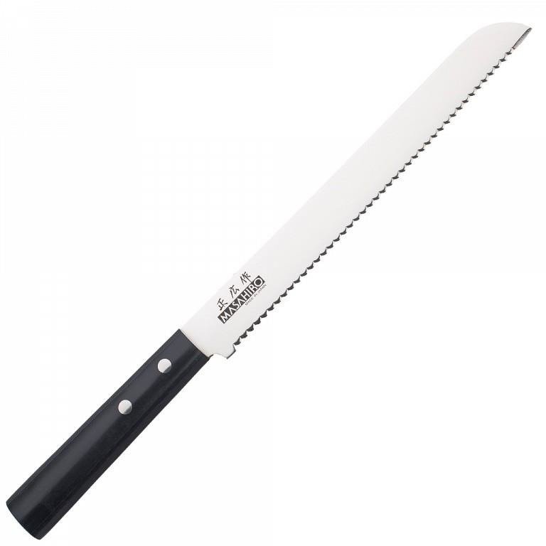 Masahiro Nóż Sankei Bread 210mm czarny [35846] uniwersalny Nóż Sankei Bread 210mm czarny [35846] uniwersalny