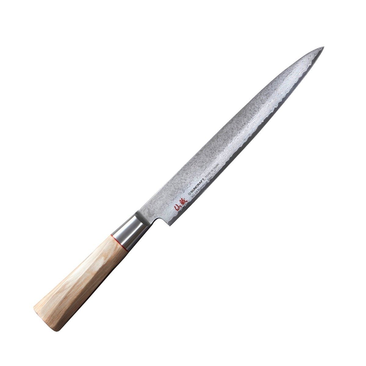 Suncraft Nóż kuchenny SENZO TWISTED OCTAGON Sashimi 210 mm [TO-07] uniwersalny 3652