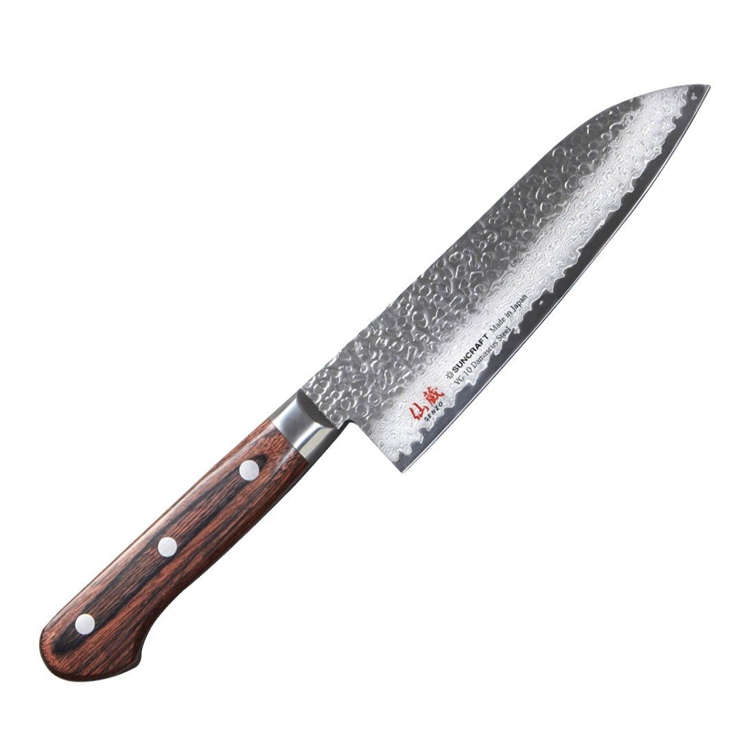 Suncraft Nóż kuchenny Suncraft SENZO UNIVERSAL Santoku 165 mm FT-01